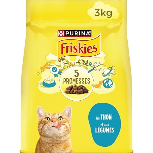 FRISKIES | Cat | Complete Dry Food for Adult Cats | Tuna and Vegetables | Complete Food Rich in Vitamins and Minerals | Bag | 3 kg - Image 3