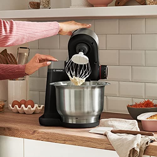 Bosch MUMS2VM00 Series Food Processor 2-900 W, 7 Speeds + Turbo, Pastry Kit, 3.8 L Stainless Steel Bowl, Black - Image 7