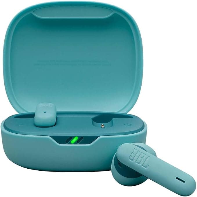 JBL Wave Flex 2, Wireless Bluetooth Headphones, 40 Hours of Battery Life, JBL Pure Bass Sound, Smart Ambient Technology, IP54 Water and Dust Resistance, Multi-Point Connection, Blue - Image 1