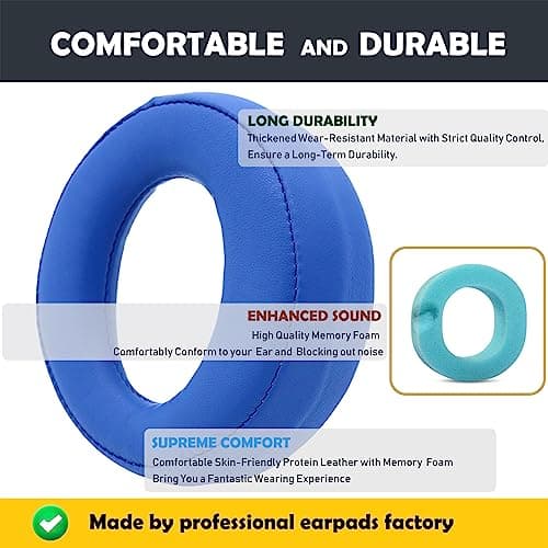 Replacement Earpads Compatible with Sony Playstation PS3, PS4 CECHYA-0083 Headset, Premium Earpads with Soft Protein Leather/Memory Foam - Image 4