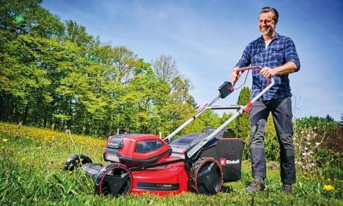 Einhell Professional Cordless Lawnmower GP-CM 36/52 S Li BL (4x5.2Ah) Power X-Change (36V, Brushless Motor, Cut to 52cm) Comes with 4 Batteries 5.2 Ah and 2 Dual Chargers - Image 5