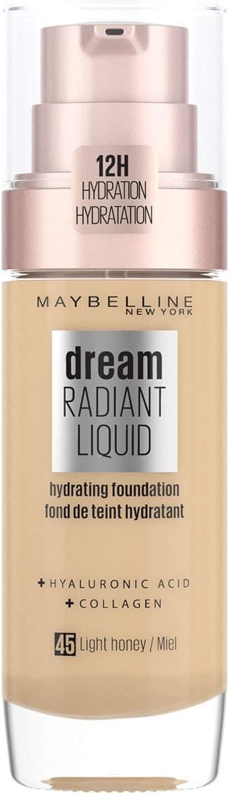 Maybelline New York Dream Radiant Liquid Moisturizing Foundation 12h 45 - Golden Honey - Image 1