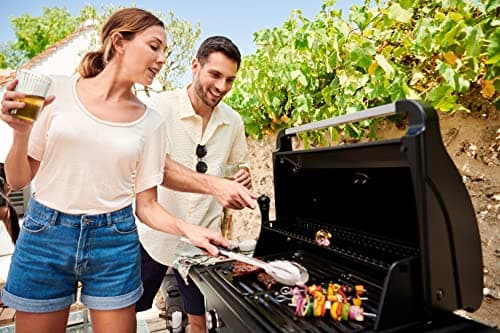 Campingaz Compact Class 3 L Gas Grill, Compact Barbecue Gas Grill Cart with 3 Aluminized Steel Burners, Lid with Thermom, Grease Collection Tray & 2 Folding Side Shelves, 7.5 kW - Image 8
