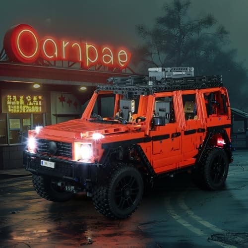 BRIKSMAX LED Lighting Kit for Mercedes-Benz G 500 Professional Line Compatible with Lego 42177 Technic G-Wagon - Kit Not Included - Image 3