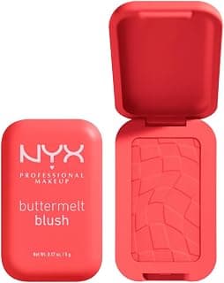 NYX PROFESSIONAL MAKEUP - Blush en Poudre, enrichi en beurre de mangue, beurre d'amande & beure de karité - Texture Fondante - Formule Vegan - Buttermelt Blush, Teinte : Had Butta