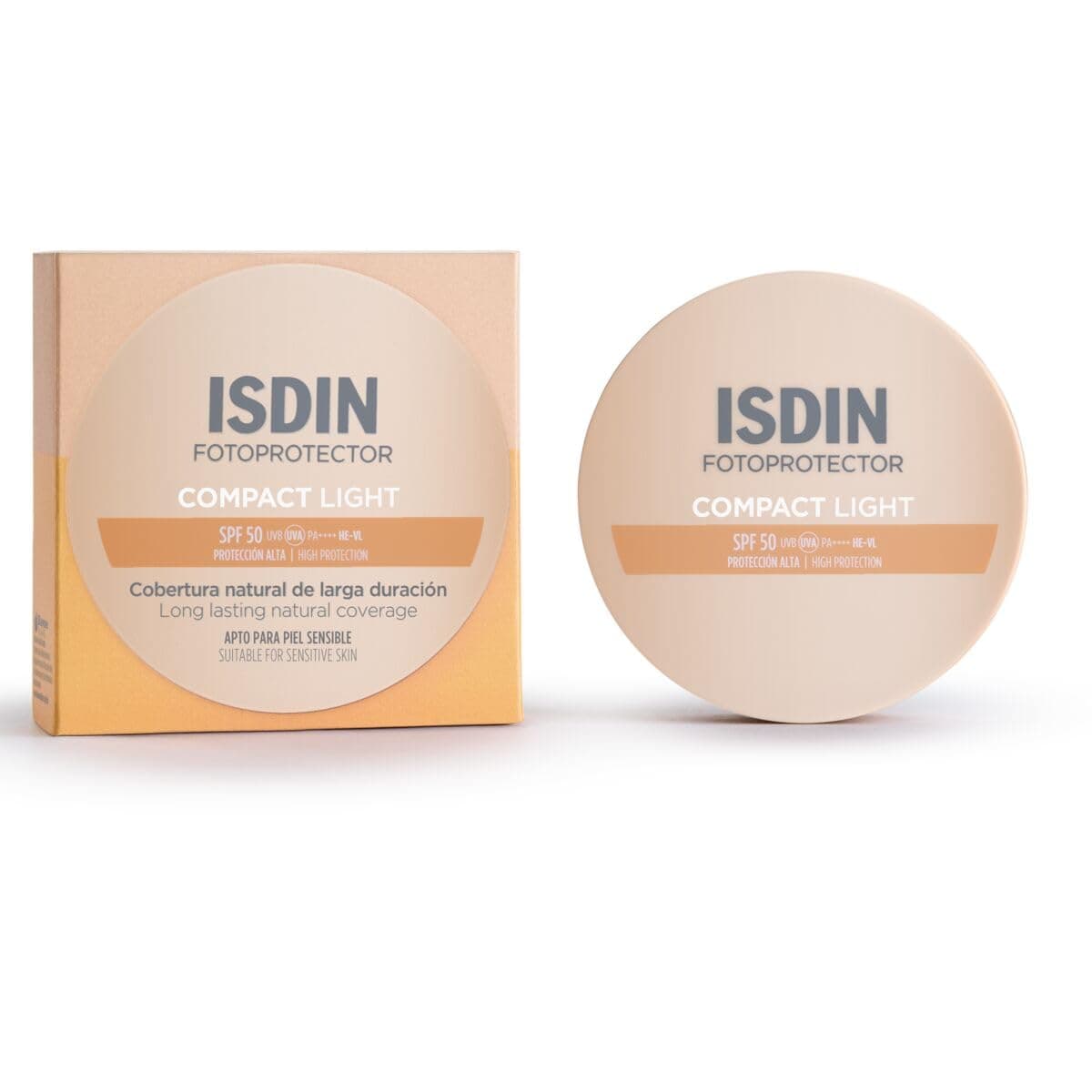 ISDIN Fotoprotector Compact Light SPF 50 (10 g) | Compact Face Sun Protection | Light Texture with Immediate Absorption - Image 4