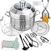 Canning Instant Pot Max-Canning Supplies Stainless Steel Water Bath Canister with Canning Stand - Image 3