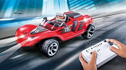 Playmobil 9090 Red RC Racing Car - Action- Remote Control Driver - Image 3