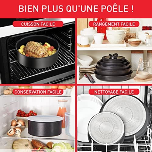 Tefal Ingenio L3972902 Saucepan 18 cm, Induction, Non-Stick Coating, Cooking Start Indicator, Stackable, Dishwasher Safe, Made in France, Eco Resist - Image 6