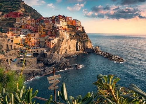 Ravensburger - Adult Jigsaw Puzzle - 1000 Piece Puzzle - Cinque Terre - Adults and Children from 14 Years - Premium Puzzle - 80504 - Escape - Image 2