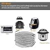 Parchment Paper Holder Dehydrator Holder Stand Compatible With Instant Pot Crisp Replacement Food Grade Barbecue Stand Stainless Steel Dehydrator Holder For Fruit Lé - Image 5