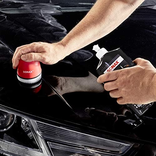 SONAX Polish+wax color noir (500 ml) avec cire de Carnauba et pigments de couleur blanc pour polir et protéger | Réf: 02961000-810 - Image 6