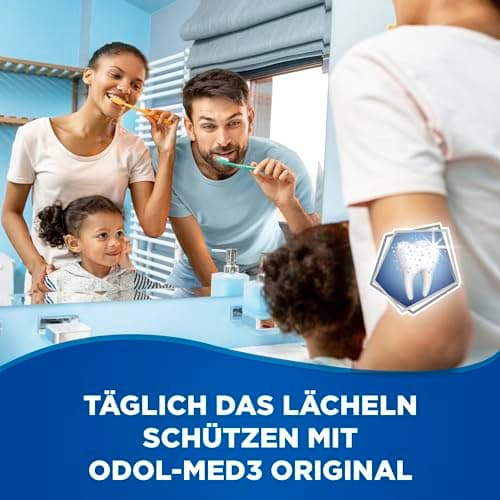 Odol-med3 Original Toothpaste with 3-in-1 Protection for Strong Teeth, Healthy Gums and Fresh Breath 75 ml - Image 6
