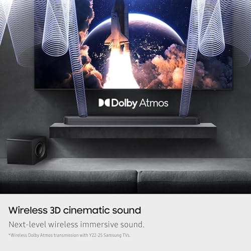 Samsung HW-Q930F/ZF 2025 Dolby Atmos Wireless Soundbar, Q-Symphony, 9.1.4 Channels, SpaceFit Sound Pro and Compatible with Voice Assistants - Image 4
