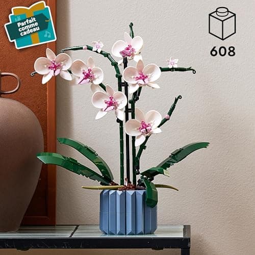 LEGO Botanicals L’Orchidée - Plantes ou Fleurs Artificielles d'Intérieur pour Décoration de Maison - Loisirs Créatifs pour Adulte - Idée Cadeau pour Femme ou Homme 10311 - Image 3