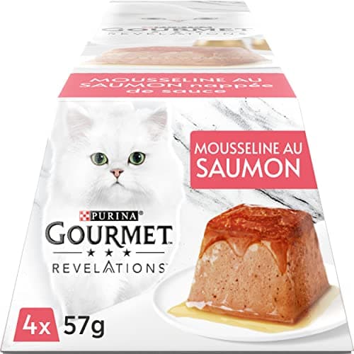 GOURMET Revelations | Cat | Muslin | Salmon | Adult Cat Meal Portions | Box | 4 x 57g - Image 3