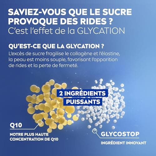 NIVEA Sérum Double Action Q10 anti-rides (1 x 30 ml), Sérum visage anti-âge raffermissant, Soin hydratant visage anti-glycation, soin Q10 Pur & Glycostop pour tous les types de peaux - Image 4