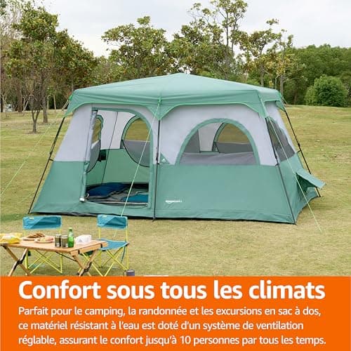 Amazon Basics Instant Camping Tent with Double Roof and Carry Bag - Image 7