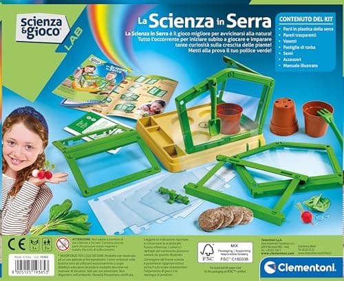 Clementoni - 19365 - Science And Game Lab - Science in Greenhouse - Botanical Garden, Children's Greenhouse, Grow Plant Kit, Scientific Laboratory 7 Years, Science Experiments, in Italian, Made in - Image 4