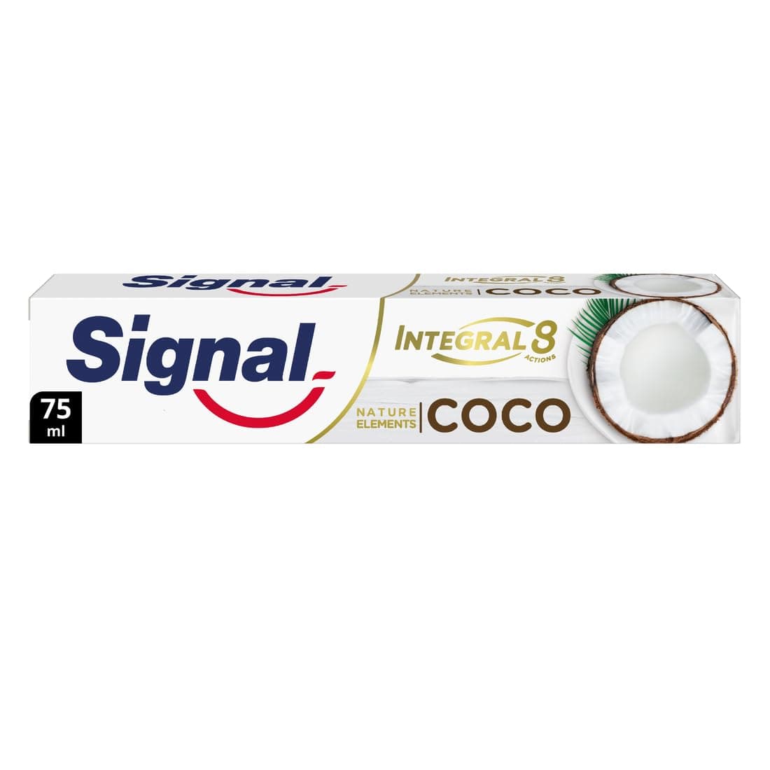 Signal Integral 8 Toothpaste Nature Elements Coconut 75 ml - Image 1
