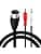 1.5M Stereo Audio Cable DIN Male RCA Male to RCA Male to RCA Cable Midi to RCA Stereo Compatible with Bang & Olufsen Naim Quad Systems - Image 2