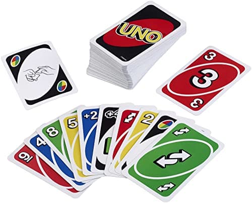 Mattel Games UNO Classique, Jeu De Cartes Familial pour Enfants Et Adultes, Jeu De Société pour Soirée Jeux en Famille Ou en Voyage, 2 À 10 Joueurs, Jouet pour Enfant de 7 Ans et Plus, W2087 - Image 6