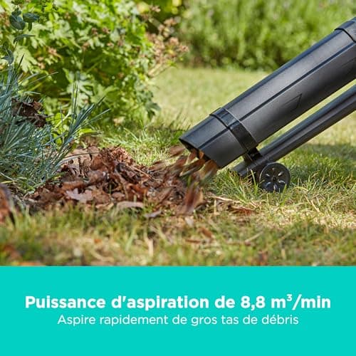 BLACK+DECKER - 36V Cordless Leaf Blower, Vacuum & Leaf Grinder, 45L Collection Bag, 2.5Ah Lithium Battery, BCBLV3625L1-QW - Image 4