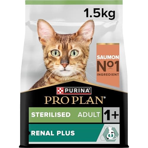 PURINA PRO PLAN | Renal Plus | Cat | Complete Dry Food for Sterilized Adult Cats | Helps Maintain Healthy Kidney Function and Urinary System | Salmon | Bag | Pack of 6 x 1.5 kg - Image 3