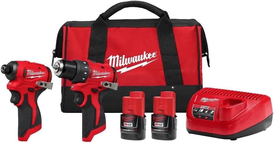 Milwaukee Milwaukee Electric – M12 Brushless Subcompact 2 Tool Combo Kit