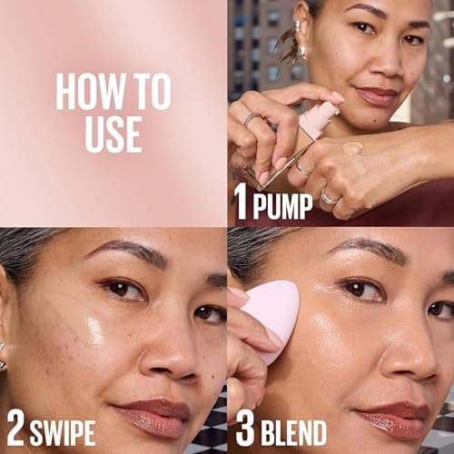 Maybelline New York Lifter Plump & Glow - Foundation - Plumps & Brightens Instantly - Even, Lifted & Radiant Finish - Shade 118 - 30ml - Image 9