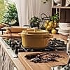 STAUB Enamelled Cast Iron Casserole Dish with Lid, Suitable for All Heat Sources Including Induction, 4 People, Round, 24 cm, 3.70 L, 4.7 kg, Lemon - Image 6