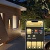 Philips Hue White and Color Resonate Outdoor Wall Light, Charcoal, IP44, Works with Alexa, Google Assistant and Apple Homekit - Image 5