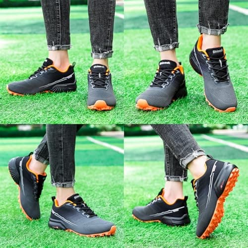 Men's Trail Shoes, Low Hiking Shoes, Trekking Trainers, Running, Outdoor, Breathable, Non-Slip, Lightweight for Mountain, Walking and Daily Use, Size 6-12 - Image 8