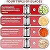 Stainless Steel Vegetable Grater Accessory for Kitchenaid, Cheese Grater/Cutter for Kitchenaid Accessory, with Four Stainless Blades - Image 5