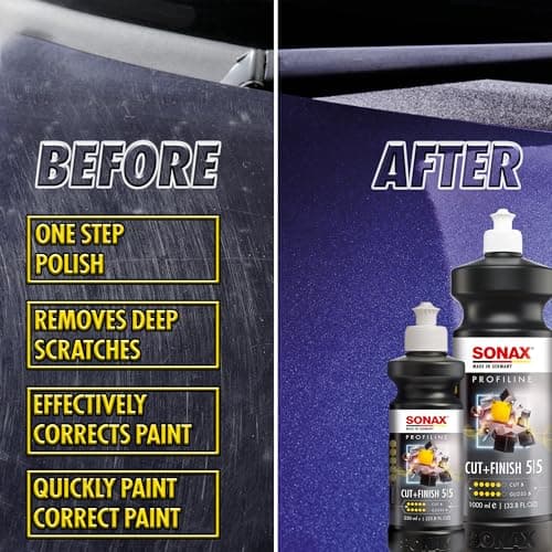 SONAX PROFILINE Cut+finish (250 ml) polish de finition pour un polissage brillant sans hologramme | Réf: 02251410 - Image 5