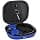 Geekria Shield Étui pour écouteurs compatible avec Sony MDR-ZX600, MDR-ZX330BT, MDR-ZX300, MDR-ZX110, coque rigide de rechange, sac de transport de voyage avec rangement de câble (bleu) - Image 4