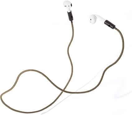 KNOK Airpods Holder Strap Compatible with Apple AirPods 1, AirPods 2, AirPods Pro, Magnetic Strip, Olive - Image 1