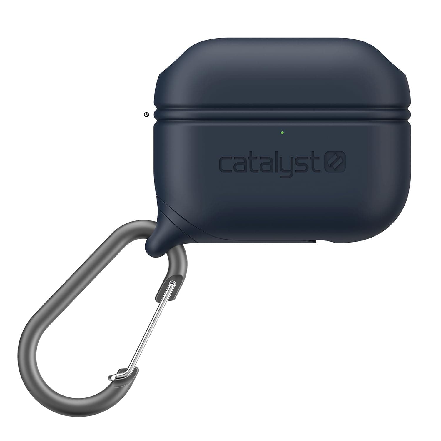 Catalyst AirPods Pro (1st & 2nd Gen) Waterproof Case Protective Silicone Wireless Charging Carabiner Shockproof Silicone Seal - Apple Accessories - Navy - Image 1