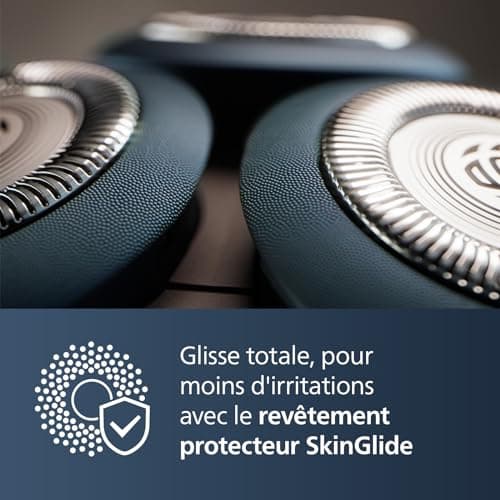 Philips 5000X Series - Rasoir électrique 100 pourcent étanche, technologie SkinProtect, tête flexible à 360°, 1 h de charge / 5 min - Charge rapide, capot de protection argenté, modèle X5004/00 - Image 6