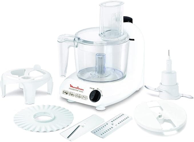 Moulinex Master Chef FP211110 Multifunctional Food Processor 500 W Power 2 Speeds + Pulse Function, Grating, Slicing, Chopping, Emulsifying, Mixing - Image 1