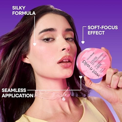Wet n Wild Photo Focus Loose Setting Powder, Poudre de Fixation Soyeuse et Légère pour Fixer, Matifier, Absorber l'huile et Cuire, Effet Flou Doux, Translucent - Image 6