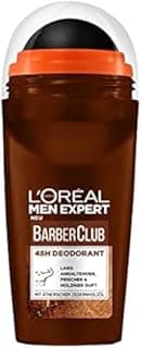 L'Oréal Men Expert Barber Club Lot de 2 déodorants roll-on 50 ml