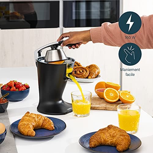 Princess e Juicer - Pressure Lever - 300 W - Stainless Steel - Matte Black - Easy to Clean - 201857 - Image 6