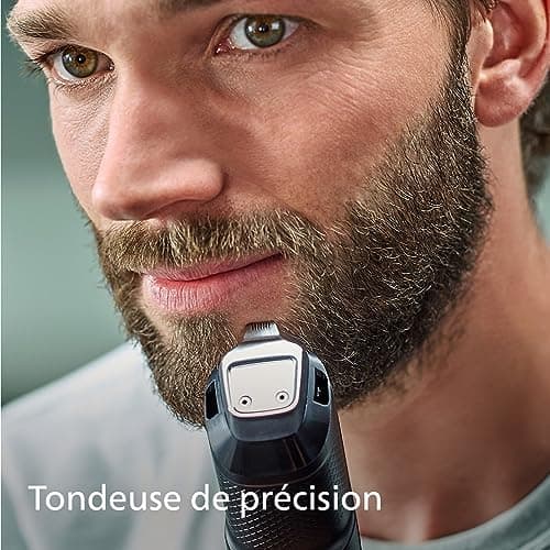 Philips Series 5000 - Electric Beard Trimmer with Beard and Hair Combs, Cutting Guide System, 40 Adjustable Cutting Heights, 90 Min Runtime and 1 Hour Charge (Model BT5515/75) - Image 6