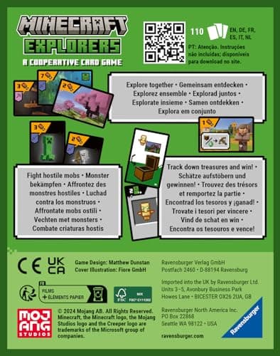 Ravensburger - Minecraft Explorers - Family Board Game - Cooperative Card Game - 1 to 4 Players from 8 Years - 21580 - French version. - Image 5