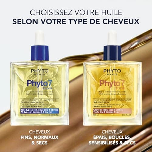 Phyto Paris Phyto 7 Elixir - Disciplining Enhancing Oil 100 ml - Thick, Dry & Damaged Hair Oil - Multi-Use Care: Intense Nutrition, Discipline & Finishing - 99% Nat Botanical Oils - Image 8