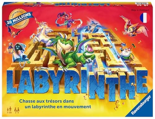 Ravensburger - Labyrinthe - Jeu de Société 7 Ans et Plus - Jeu de Plateau Famille - Stratégie et Réflexion - 2 à 4 Joueurs - Nouvelle Édition - Version Française - 26743 - Image 3