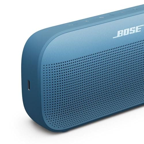 Bose SoundLink Flex (2e gén) Enceinte Bluetooth, Enceinte d’extérieur ultra-portable avec son haute fidélité, 12 h d’autonomie, Enceinte résistante étanche à l’eau, Bleu Crépuscule - Image 6
