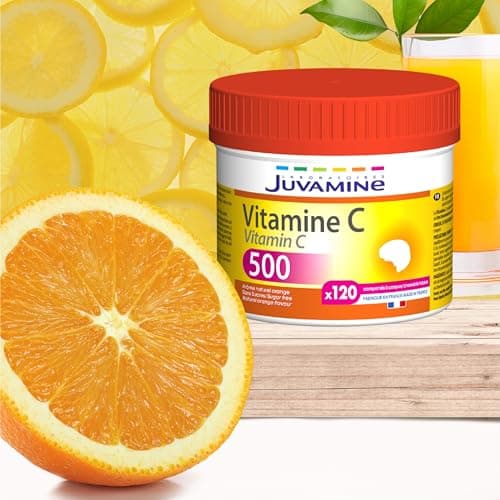 JUVAMINE - Vitamin C500 - Maxi Format - 120 Chewable Tablets (Pack of 1) - Image 5
