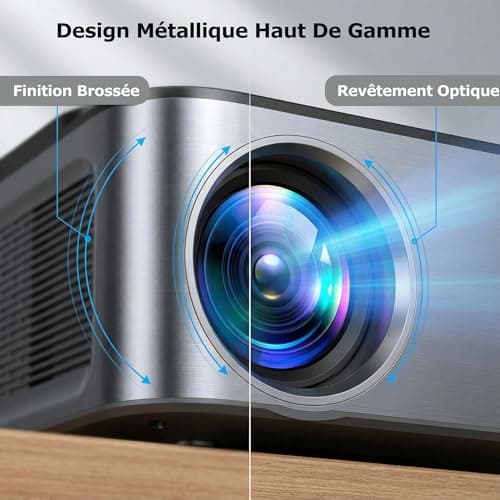 Video Projector【1500 ANSI/Auto Focus/360° Rotation】 XIWBSY Video Projector Google TV/Voice Control, WiFi 6 Bluetooth 5.3, 4K Projector Supported 38000 Lumen, Projector Home Cinema/Outdoor - Image 5